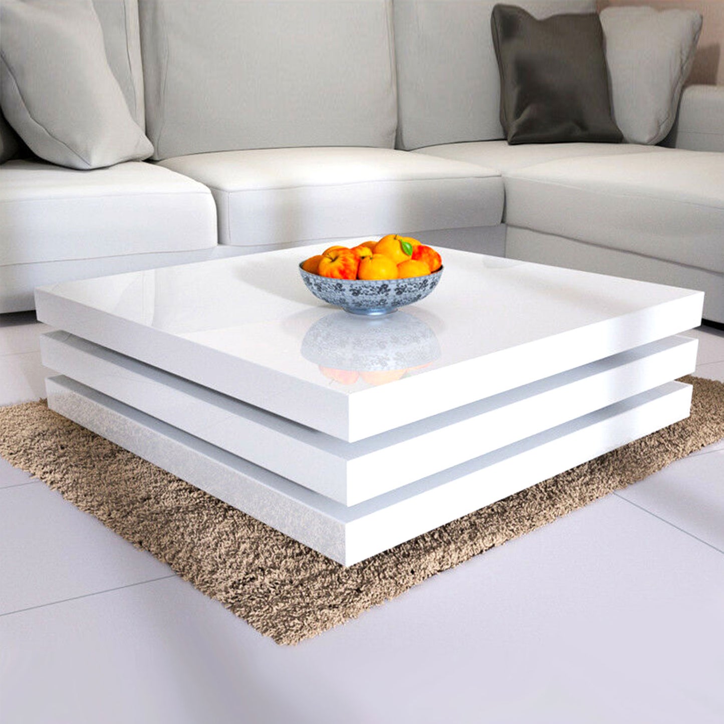 C-636 White Coffee Table