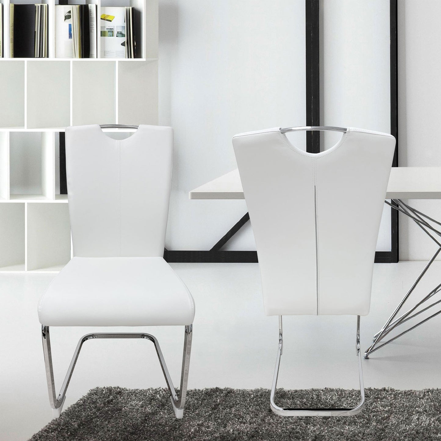 C-641 Salem White Chair