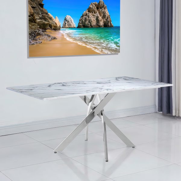 DT-200 SILVER Dining Table