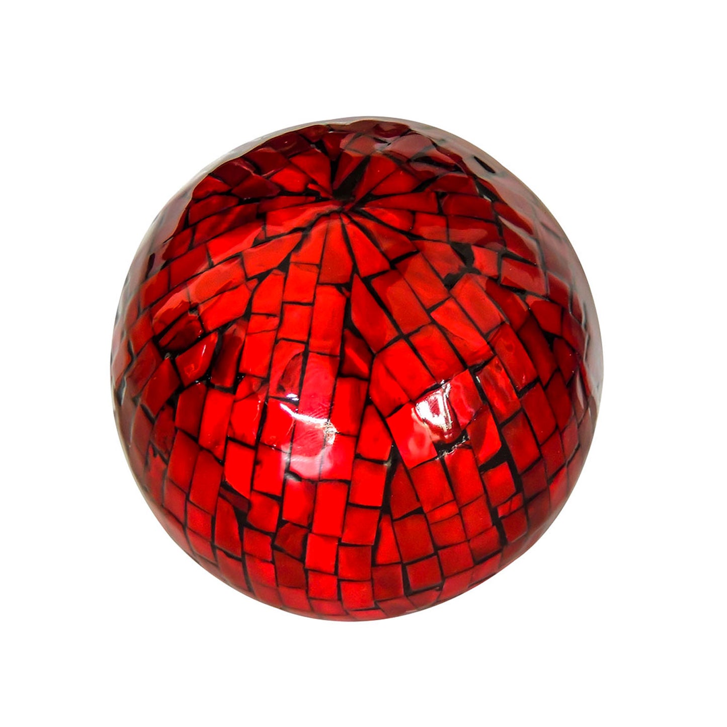 G745 RED NACRE SPHERE