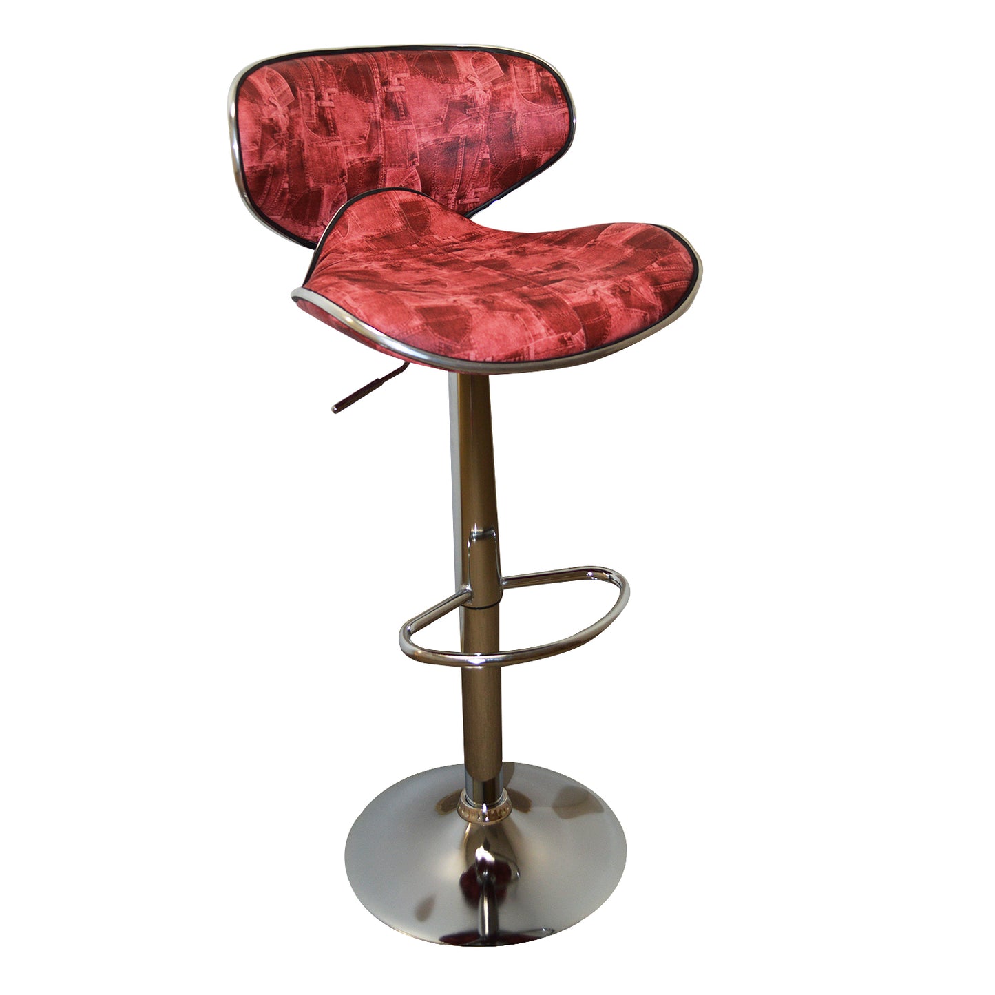 HS-9010 RED JEAN BARSTOOL