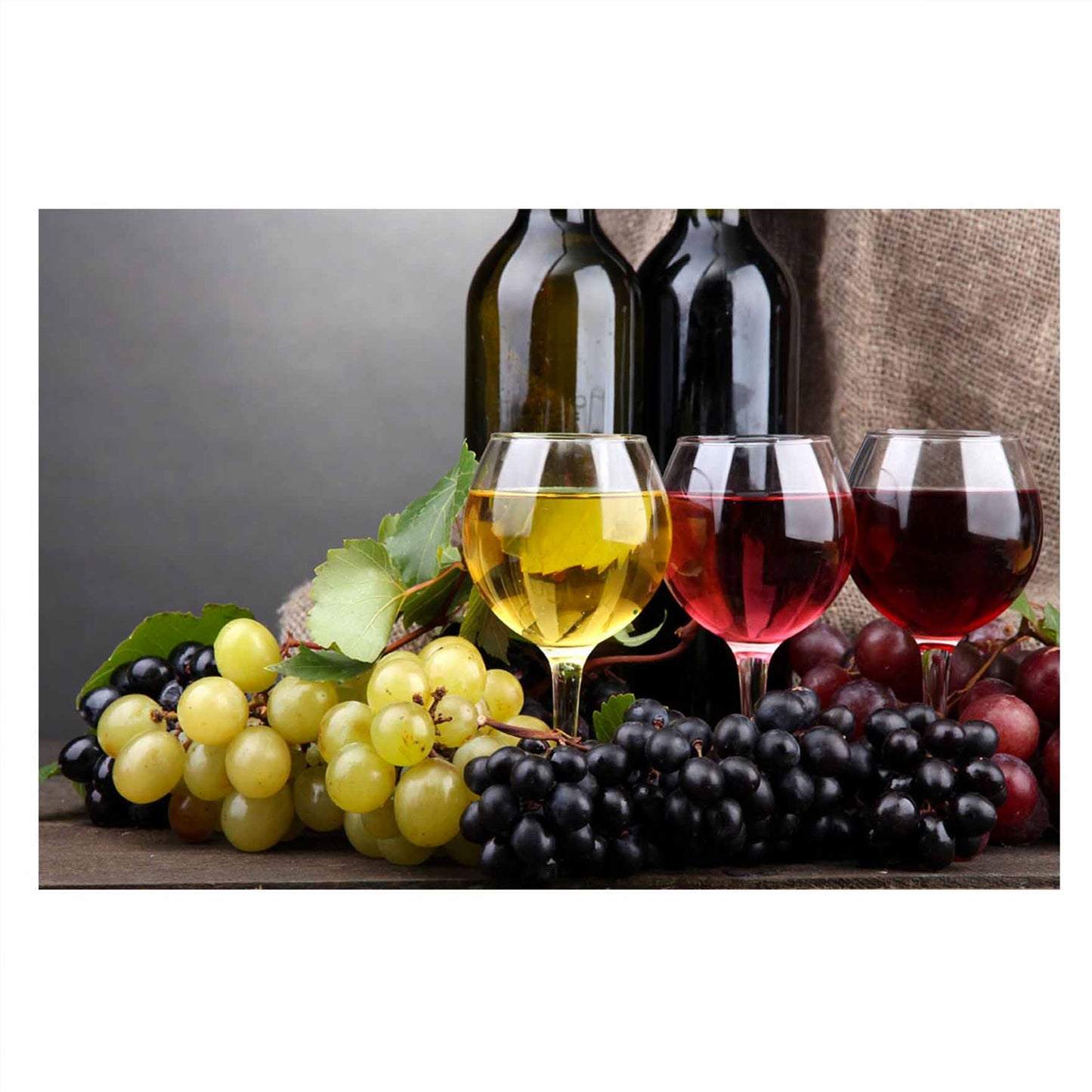 SU-82003 Still Life with Wine on Tempered Glass