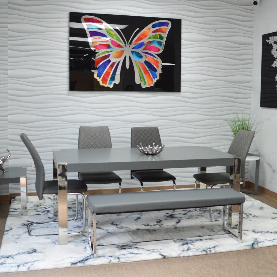 A-2199 Paris Grey Dining Table