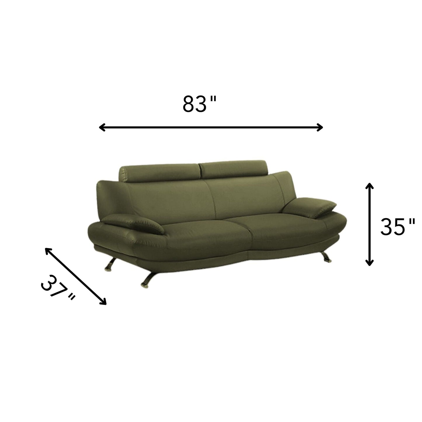LD-9044-GRAY/SOFA Sofa