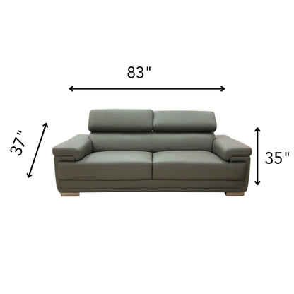 LD-438-GRAY/LOVE Loveseat