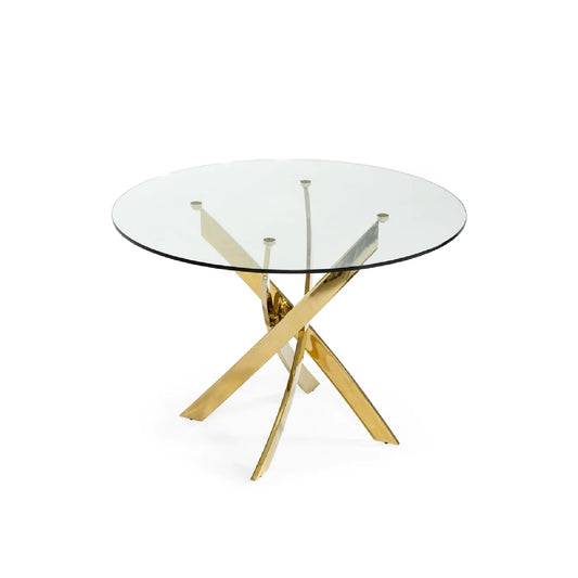 T-472 London Dining Table Gold
