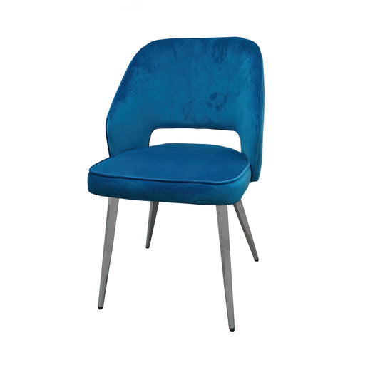 C-621 Blue Velvet Chair