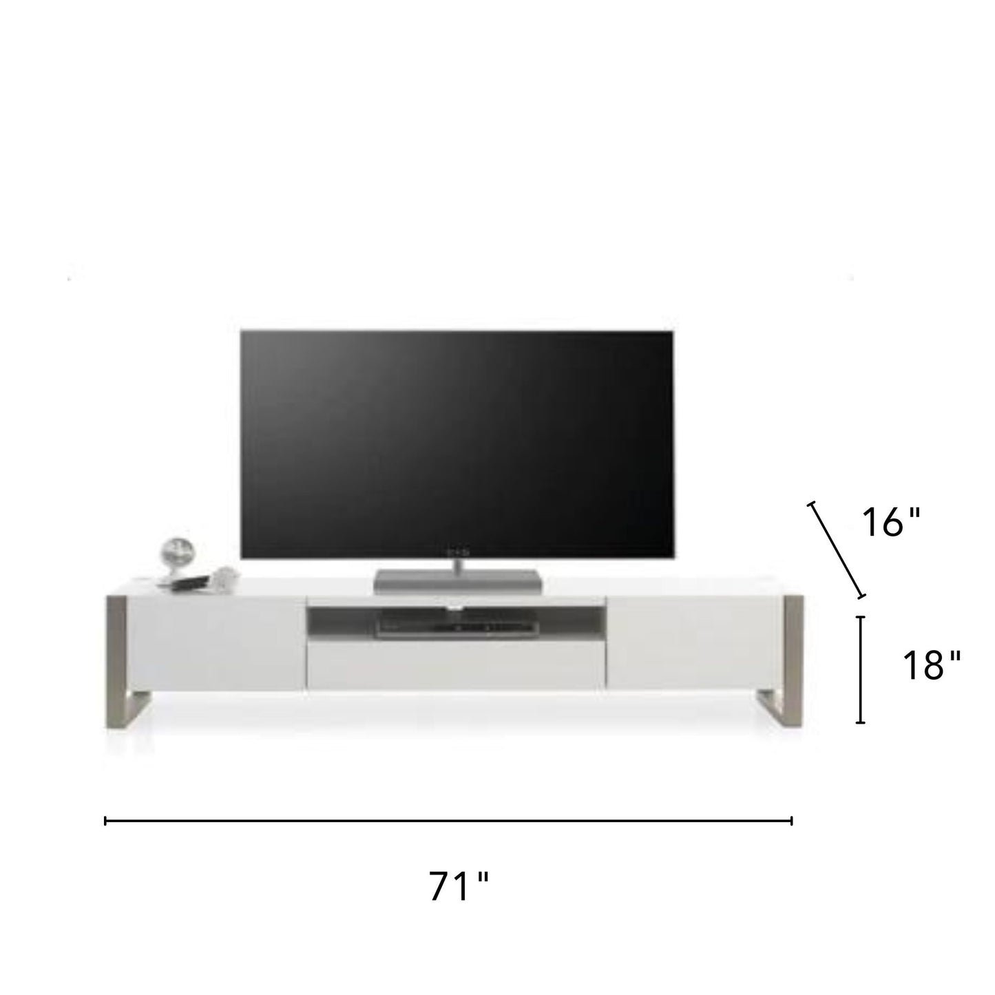 TV-KL01 PLATINUM Contemporary TV Stand