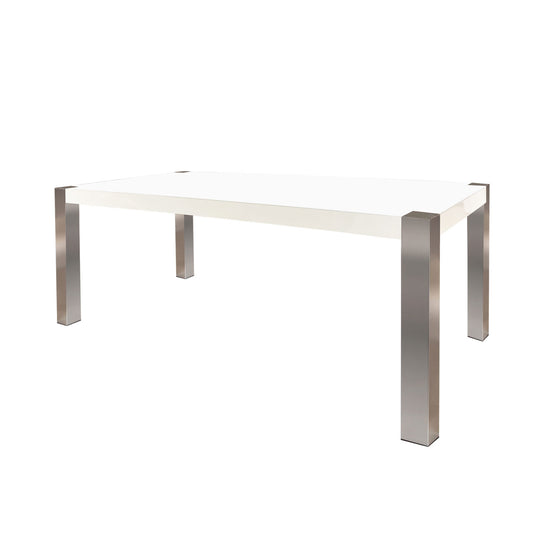 A-2199 Paris White Dining Table