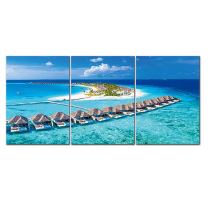 JD-C542 ABC Maldives Tropical Paradise Acrylic Picture