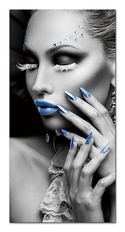 JD-C782 Woman with Blue Crystals Acrylic Print