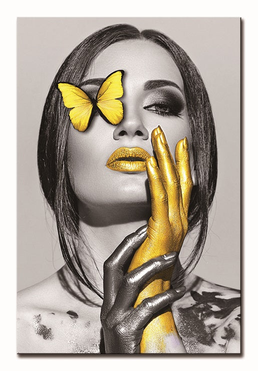 JDN-4031 Gold Woman - Acrylic