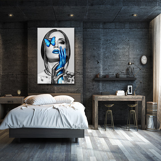 JDN-4031 Blue Woman Acrylic Print