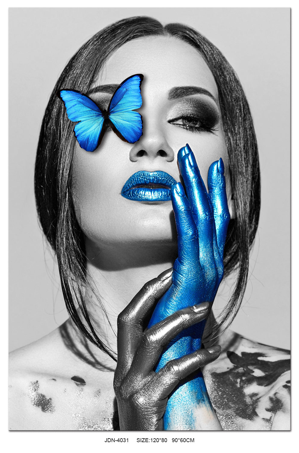 JDN-4031 Blue Woman - Acrylic