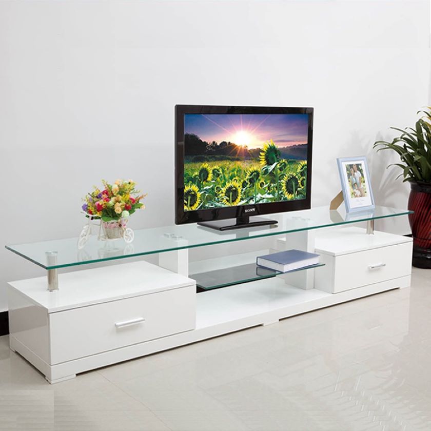 TV-KL02 GWEN Glass Top Tv Stand