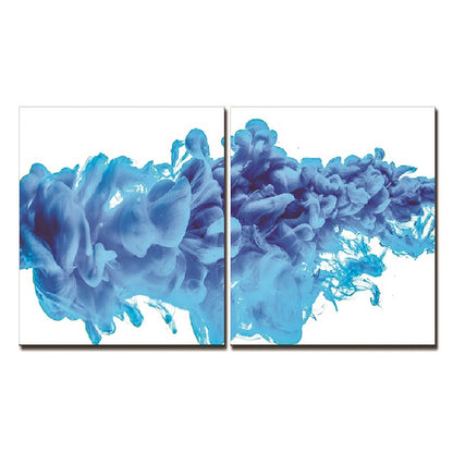 KL-007 A Blue Paint in Water Acrylic Picture