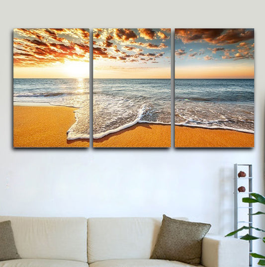 SH-72647 ABC Sands Sunset Beach Acrylic Picture