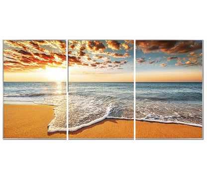SH-72647 ABC Sands Sunset Beach Acrylic Picture